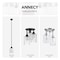Globe Electric Annecy 15.4 in. H X 12.6 in. W X 12.6 in. L Oil Rubbed Bronze Ceiling Light 65904 - alternate 3